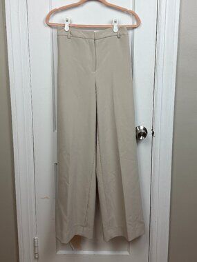 Joie | Tan Khaki Wide Leg High Rise Career Trouser Pants Size US4